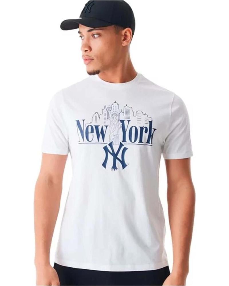 NEW ERA CAMISETA NEW ERA NEW YORK YANKEES MLB MANGA CORTA PARA HOMBRE BLANCO