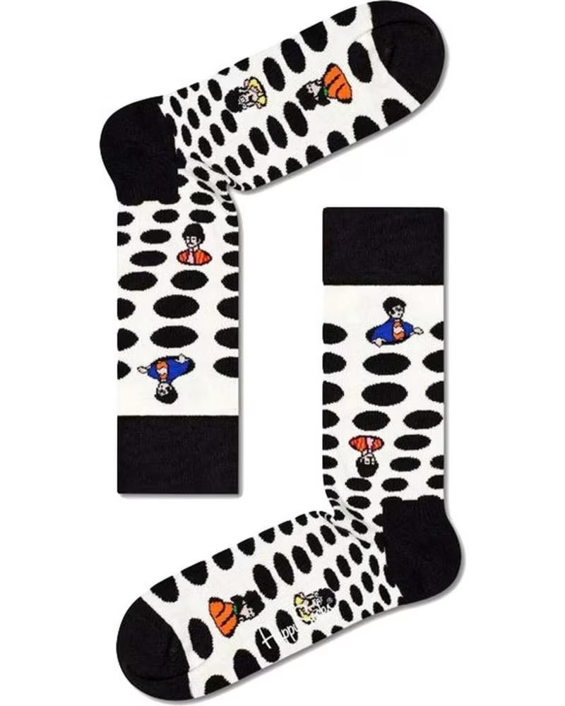 Calcetines Happy Socks con Diseão de Lunares y Pajaritas Blanco
