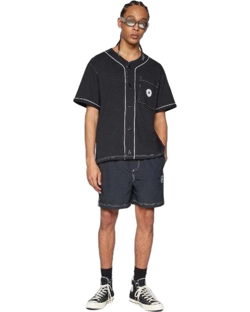 CONVERSE CAMISETA CONVERSE DE BÉISBOL NEGRA PARA HOMBRE NEGRO