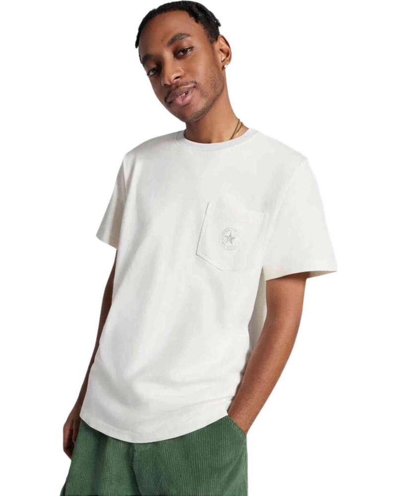 CONVERSE CAMISETA CONVERSE DE MANGA CORTA PARA HOMBRE BLANCO