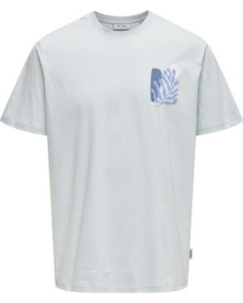 ONLY CAMISETA DE MANGA CORTA ONLY SONS PARA HOMBRE AZUL