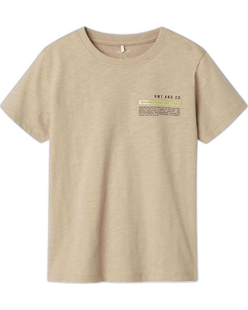 NAME IT CAMISETA DE MANGA CORTA UNISEX PARA NIÑOS NAME IT CON ESTAMPADO BEIGE