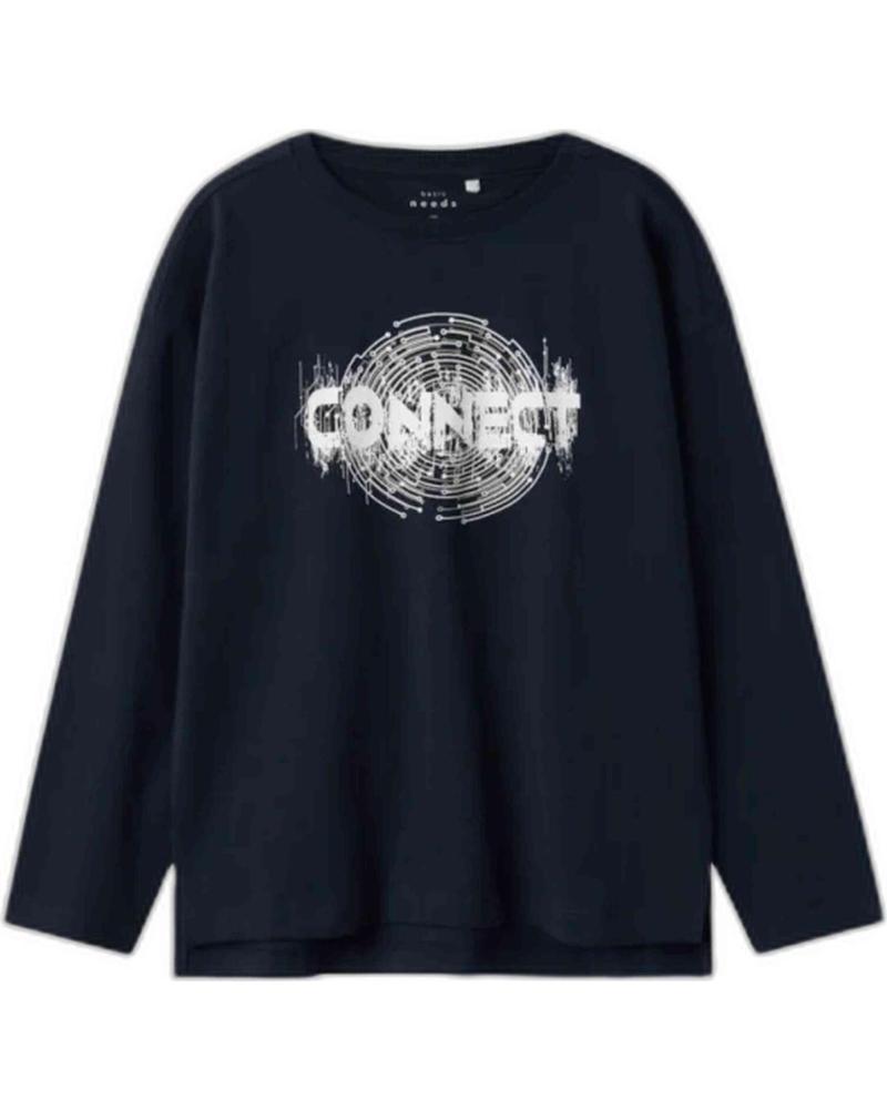 NAME IT SUDADERA UNISEX NAME IT CON ESTAMPADO ´CONNECT´ EN AZUL MARINO AZUL