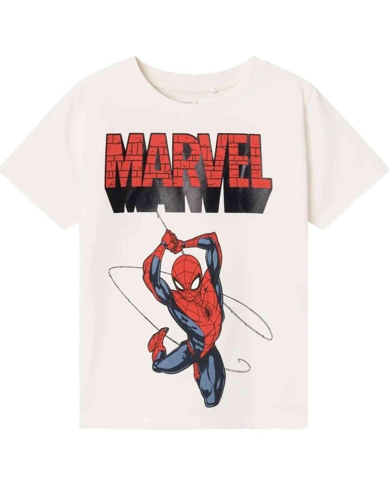 NAME IT CAMISETA MANGA CORTA MARVEL SPIDERMAN NIÑOS BLANCO