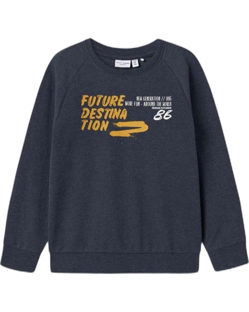 NAME IT SUDADERA UNISEX NAME IT CON ESTAMPADO ´FUTURE DESTINATION´ AZUL
