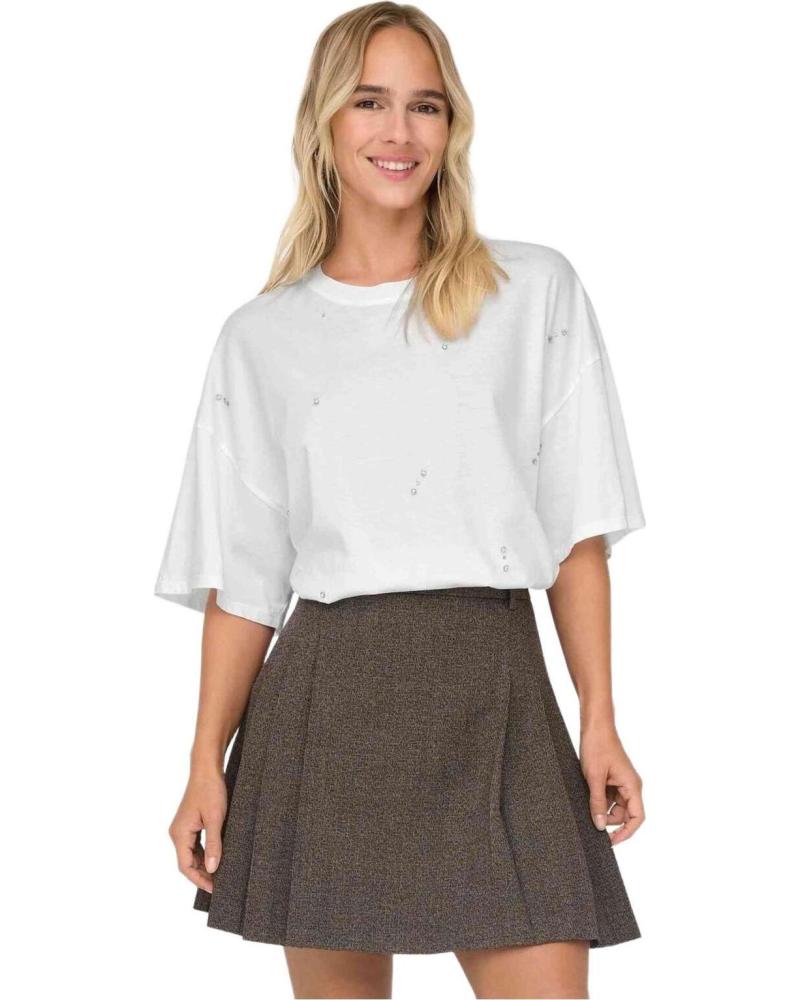 ONLY CAMISETA DE MANGA CORTA ONLY PARA MUJER BLANCO