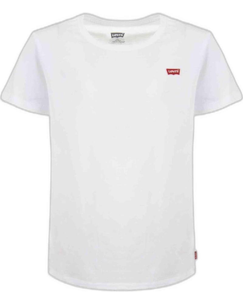 LEVIS CAMISETA LEVI´S DE MANGA CORTA UNISEX PARA NIÑOS BLANCO