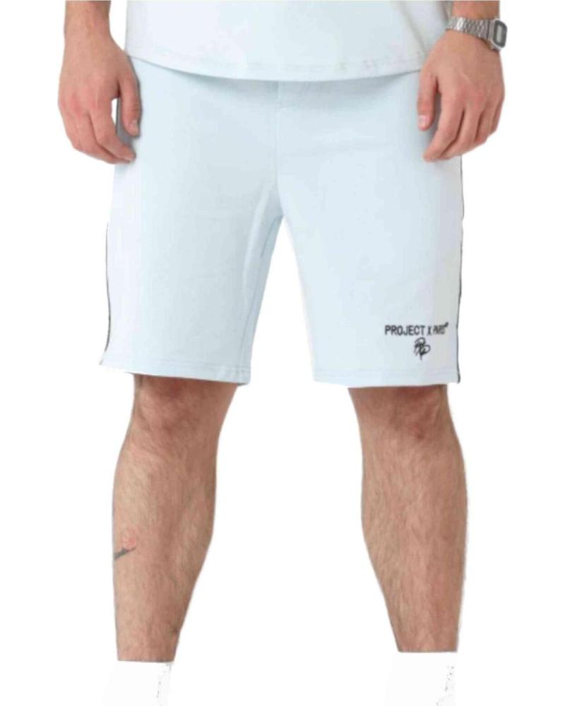 PROJECT X PARIS PROJECT X PARIS PANTALÓN CORTO DE RASO PARA HOMBRE - AZUL AZUL
