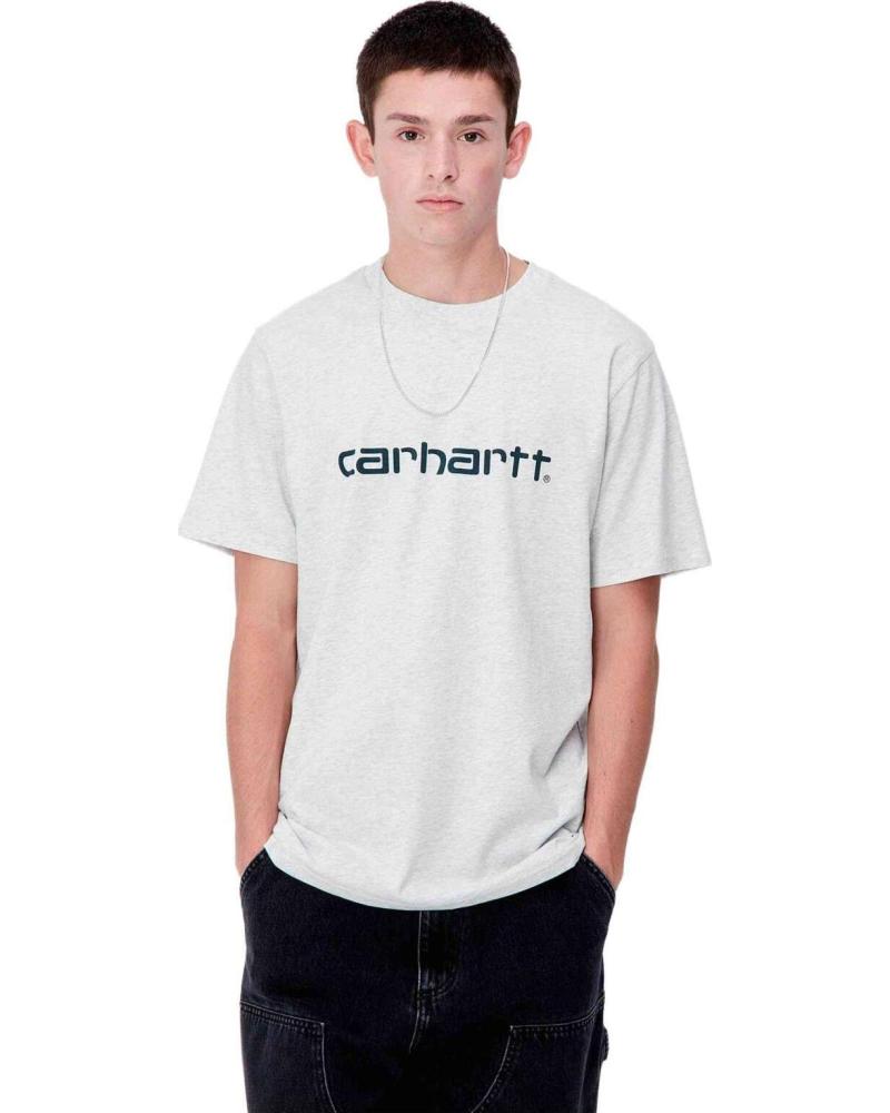 CARHARTT WIP CAMISETA CARHARTT WIP DE MANGA CORTA CON LOGO PARA HOMBRE GRIS