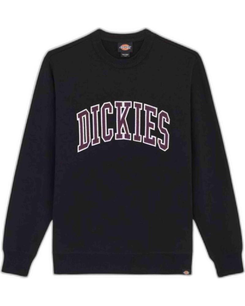 DICKIES SUDADERA DICKIES DE HOMBRE NEGRA CON LOGO UNIVERSITARIO NEGRO