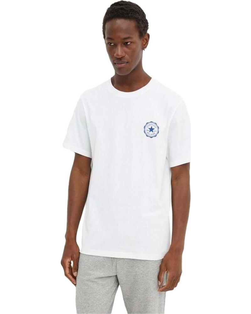 CONVERSE CAMISETA CONVERSE DE MANGA CORTA PARA HOMBRE BLANCO