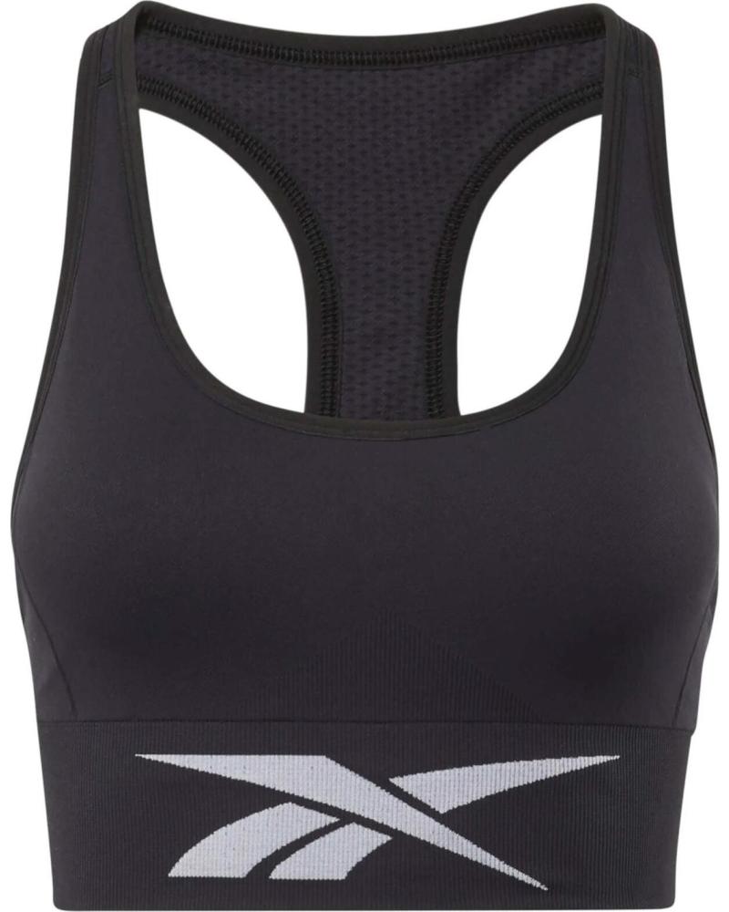 REEBOK REEBOK SUJETADOR DEPORTIVO NEGRO PARA MUJER NEGRO