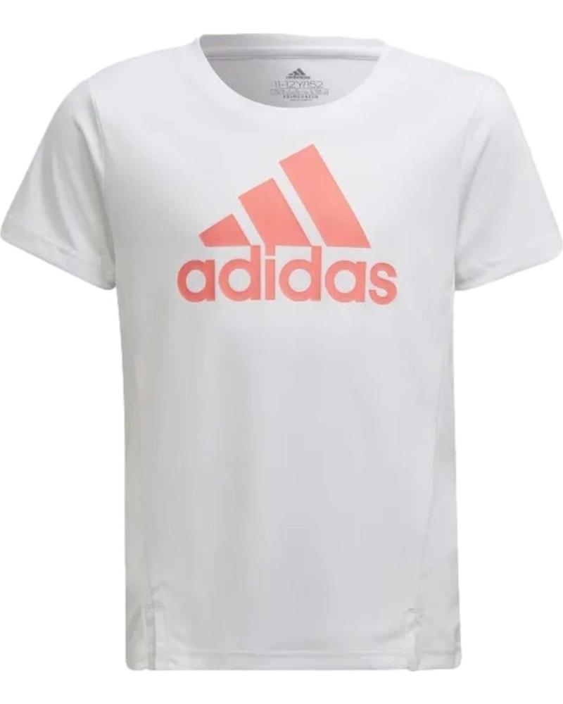 ADIDAS CAMISETA DE MANGA CORTA EN PARA NINAS BLANCO