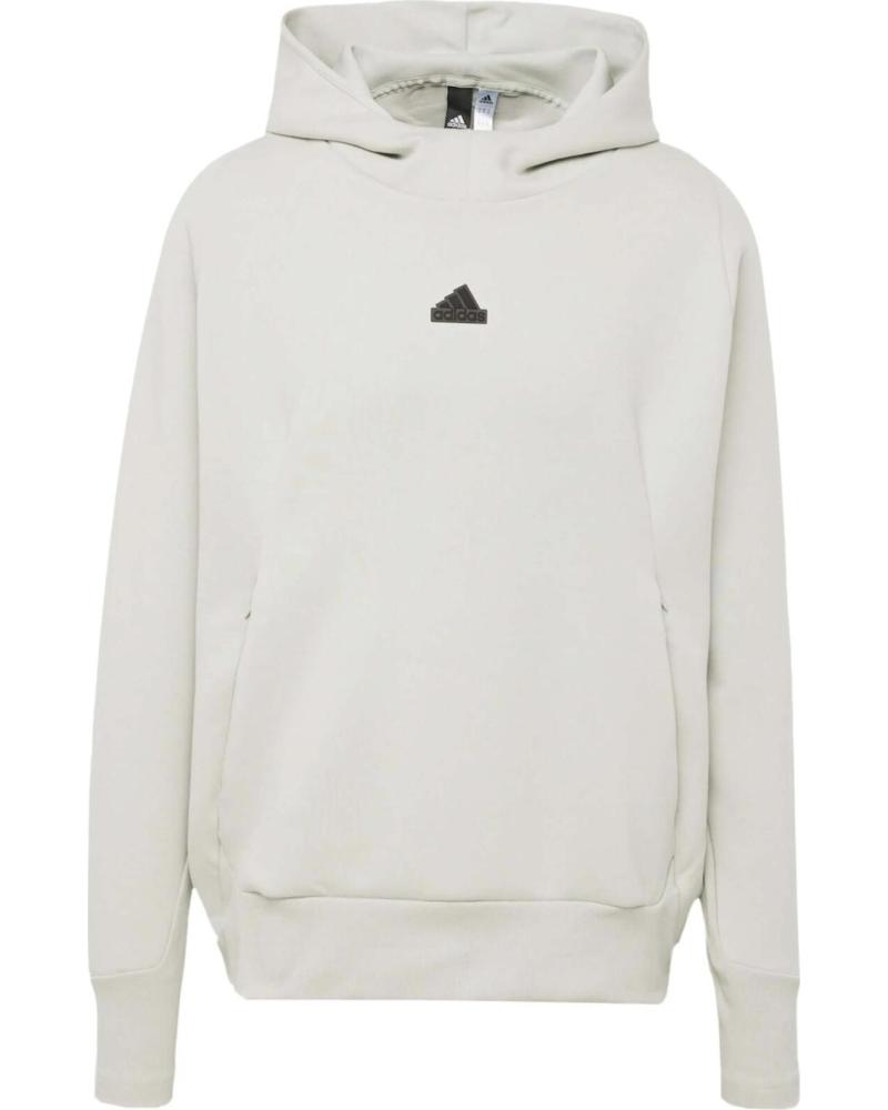 ADIDAS SUDADERA CON CAPUCHA ADIDAS ESSENTIALS PARA HOMBRE GRIS