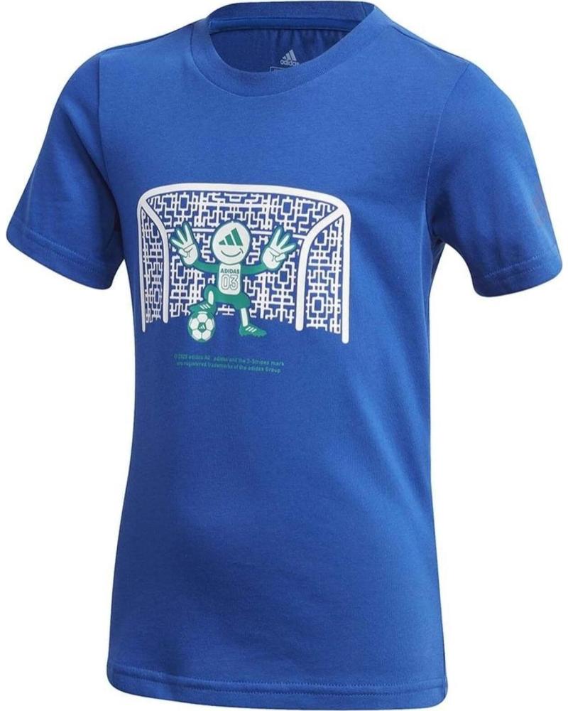 ADIDAS CAMISETA ADIDAS TIRO CLUB MANGA CORTA PARA NIÑOS AZUL