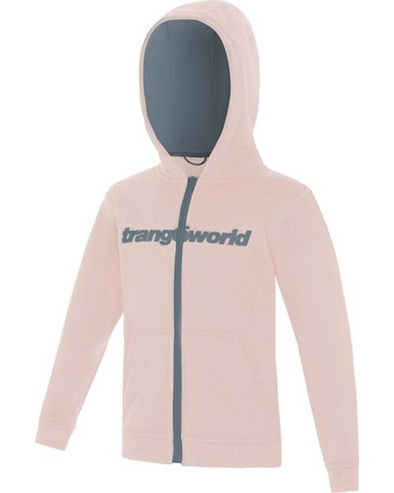 TRANGOWORLD CHAQUETA TRANGOWORLD CON CAPUCHA PARA MUJER ROSA
