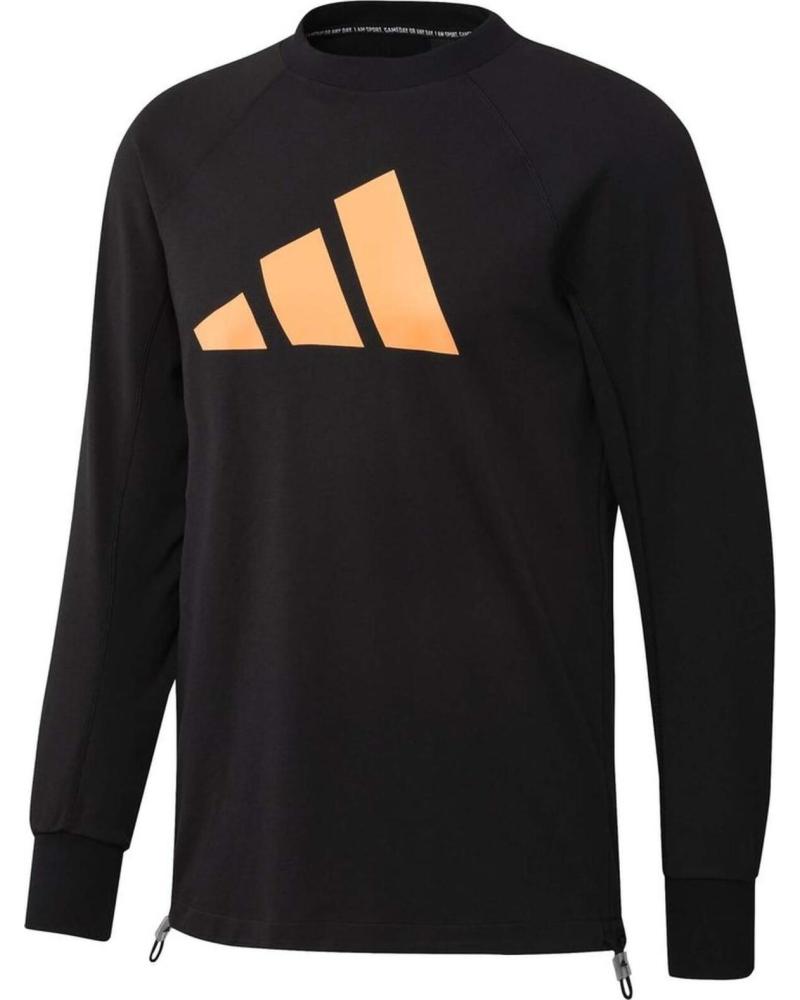 ADIDAS SUDADERA ADIDAS LOGO GRANDE HOMBRE NEGRO