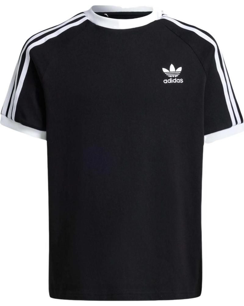 ADIDAS CAMISETA ADIDAS ORIGINALS ADICOLOR CLASSICS 3-STRIPES NEGRA BLACK-WHITE