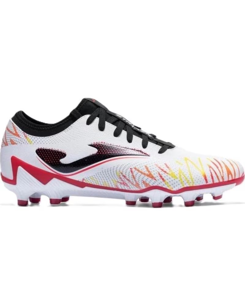 Joma Botas de Fútbol Striker Ag Blanco Rojo Amarillo Hombre