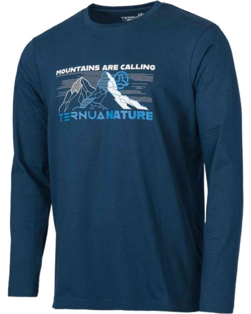 TERNUA CAMISETA TERNUA DE MANGA LARGA PARA HOMBRE AZUL