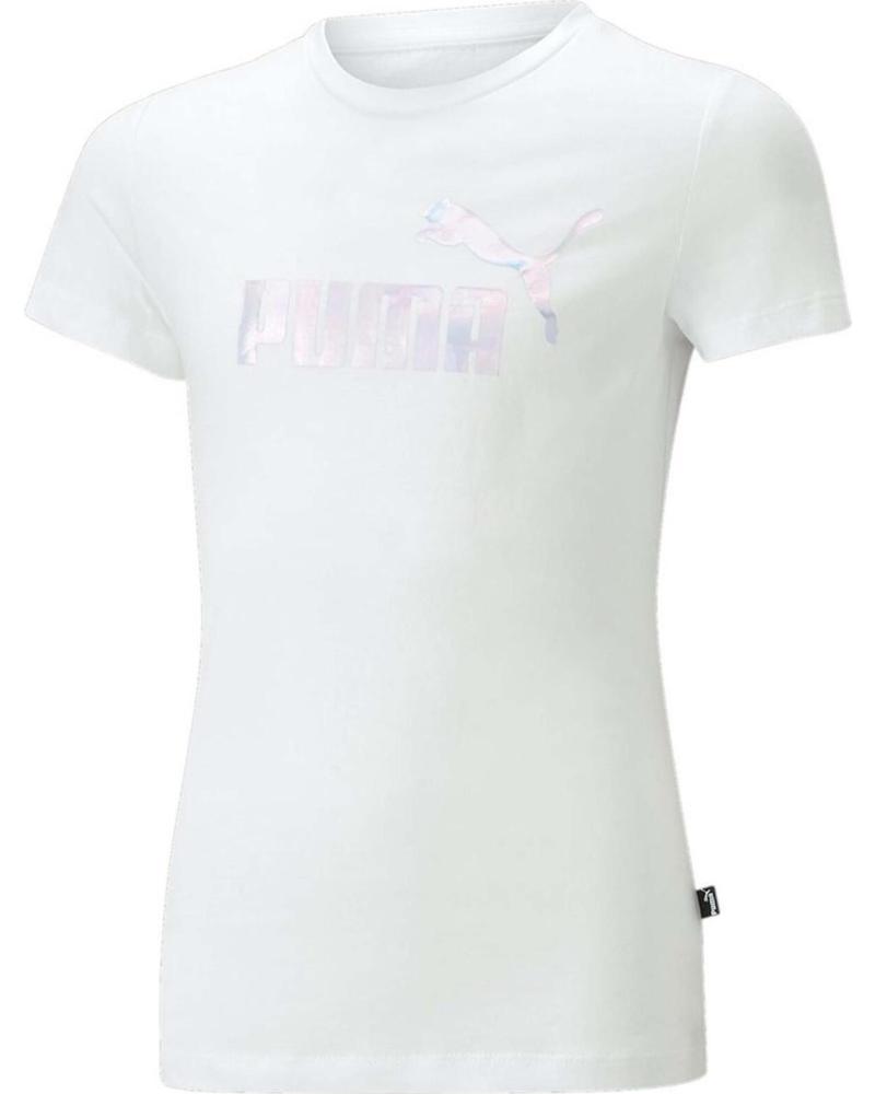 PUMA CAMISETA PUMA DE MANGA CORTA PARA MUJER BLANCO