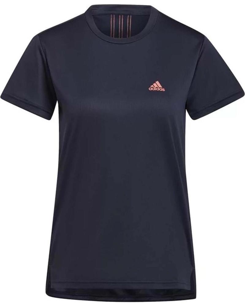 ADIDAS CAMISETA ADIDAS ESSENTIALS LOGO MANGA CORTA MUJER AZUL MARINO AZUL