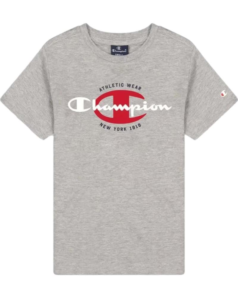 CHAMPION CAMISETA DE MANGA CORTA CHAMPION PARA NIÑO GRIS