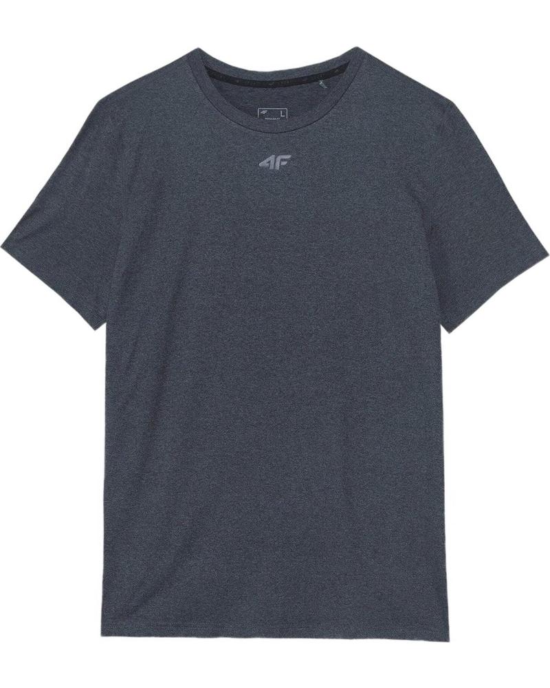 4F 4F CAMISETA TÉCNICA MANGA CORTA GRIS