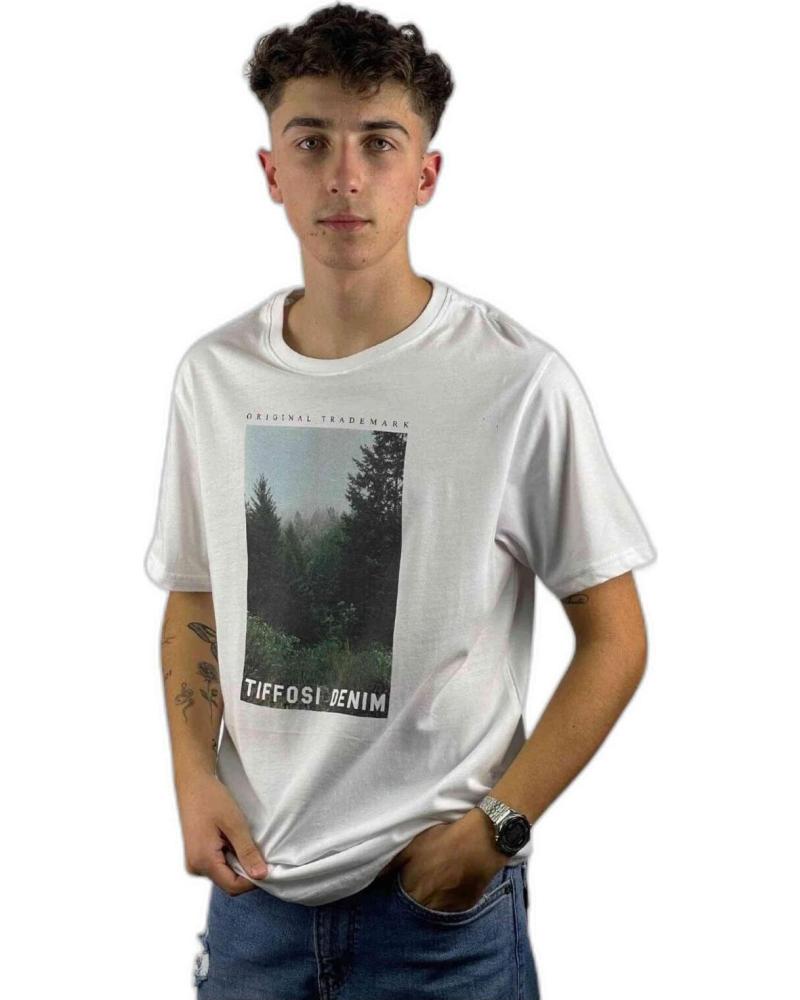 TIFFOSI CAMISETA DE MANGA CORTA TIFFOSI PARA HOMBRE BLANCO