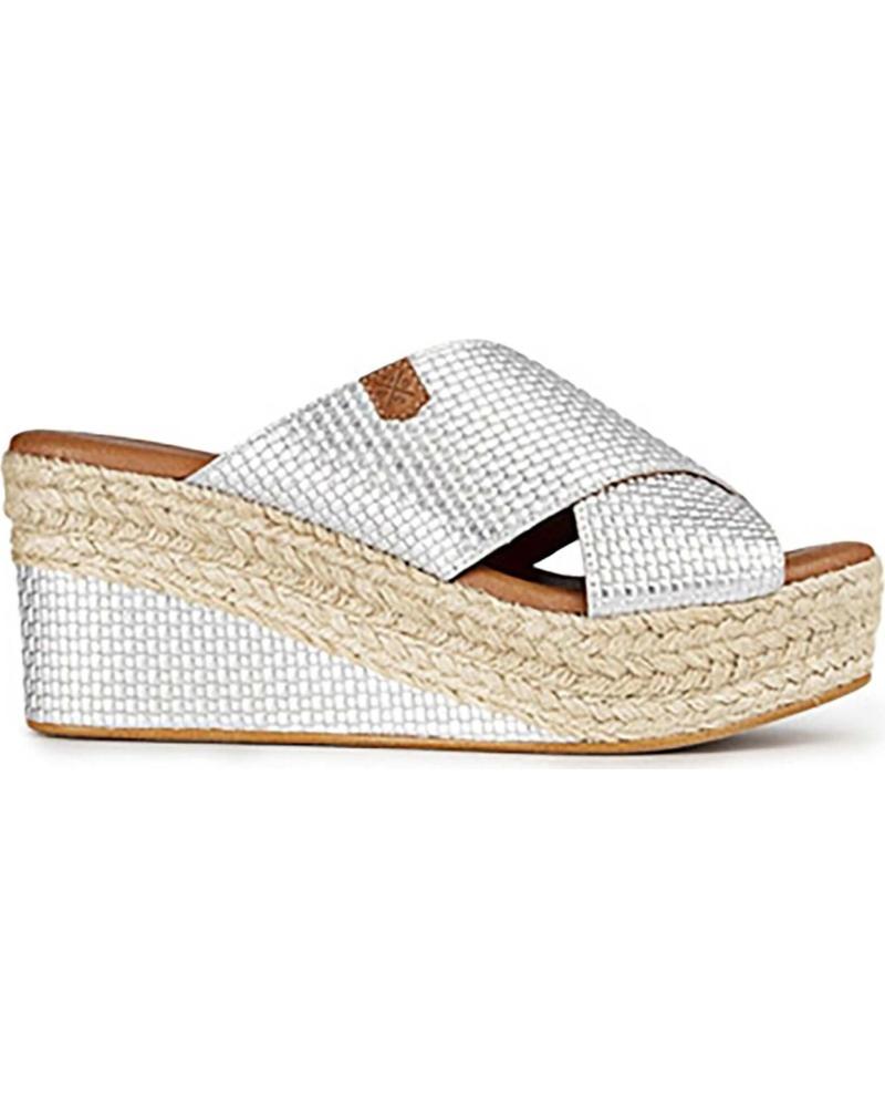 POPA SANDALIAS DE PLATAFORMA POPA PLATEADAS PARA MUJER PLATEADO