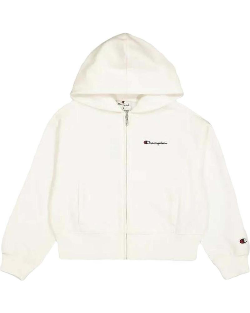 CHAMPION CHAQUETA CHAMPION UNISEX DE NIÑA BLANCA CON CREMALLERA BLANCO