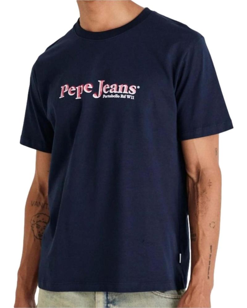 PEPE JEANS CAMISETA PEPE JEANS DE MANGA CORTA CON LOGO PARA HOMBRE AZUL