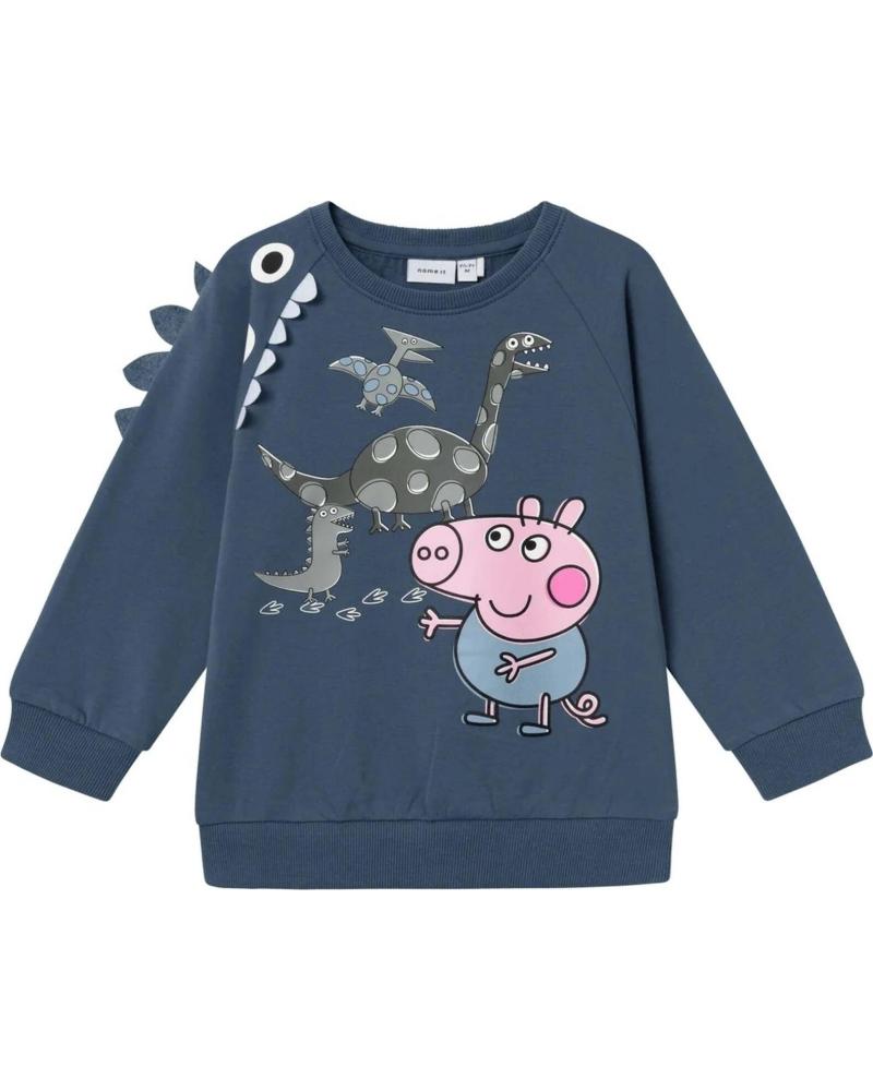 NAME IT CAMISETA DE MANGA LARGA NAME IT NIÑOS CON ESTAMPADO DE DINOSAURIOS Y PEPPA PIG AZUL