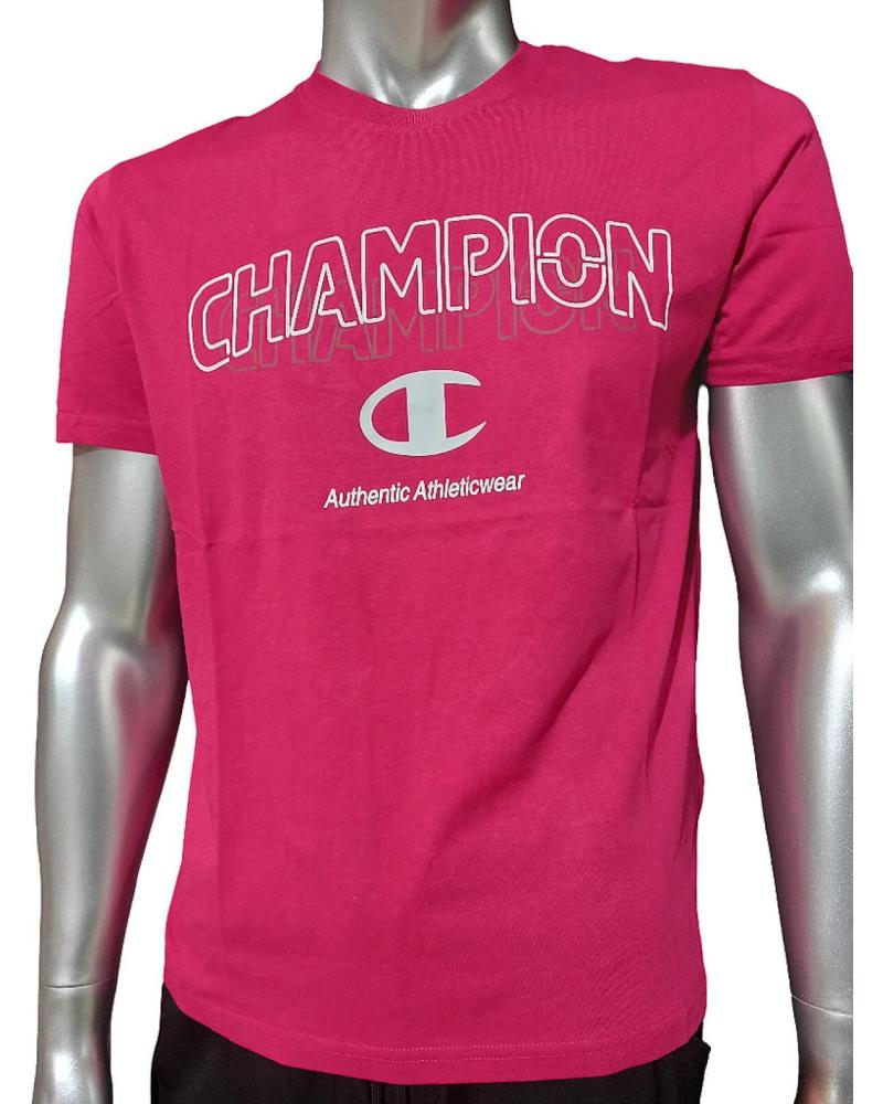 CHAMPION CAMISETA CHAMPION DE MANGA CORTA PARA MUJER ROSA