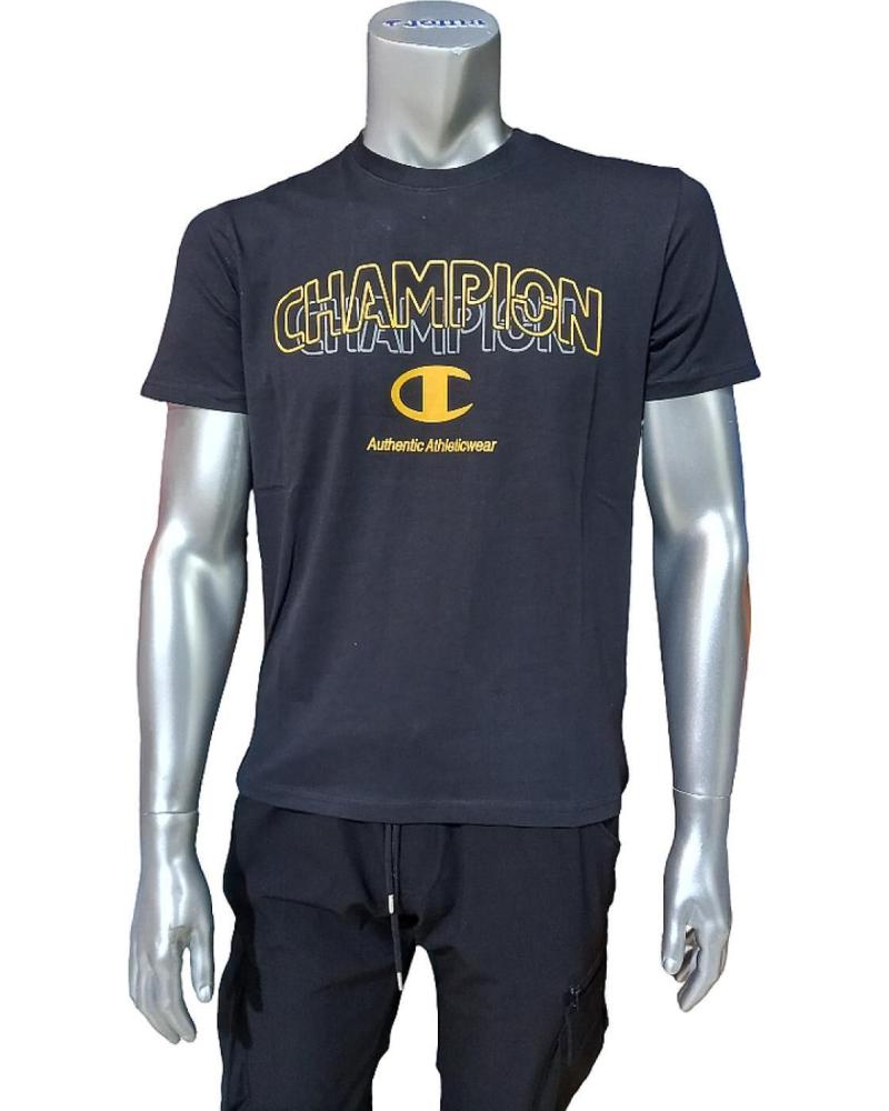 CHAMPION CAMISETA CHAMPION DE MANGA CORTA PARA HOMBRE NEGRO