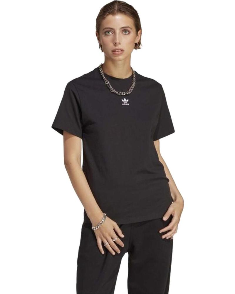 ADIDAS CAMISETA ADIDAS ESSENTIALS DE MANGA CORTA PARA MUJER NEGRO