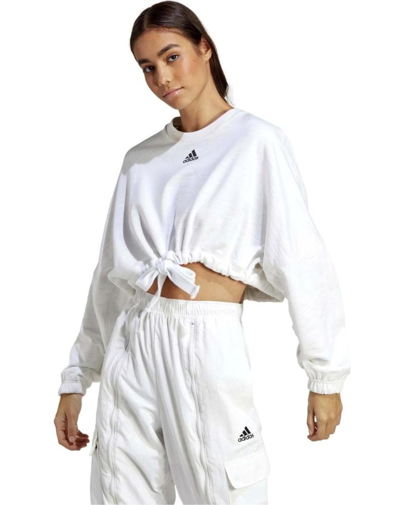 ADIDAS SUDADERA ADIDAS ESSENTIALS MUJER BLANCA BLANCO