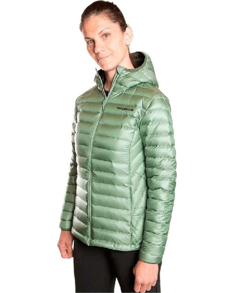 TRANGOWORLD CHAQUETA TRANGOWORLD MUJER VERDE CON CAPUCHA VERDE