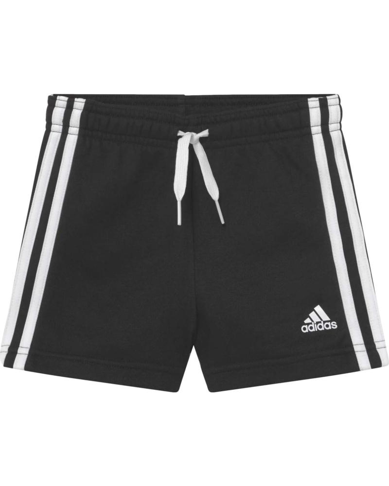ADIDAS PANTALÓN CORTO ADIDAS ESSENTIALS 3-STRIPES UNISEX NEGRO NEGRO