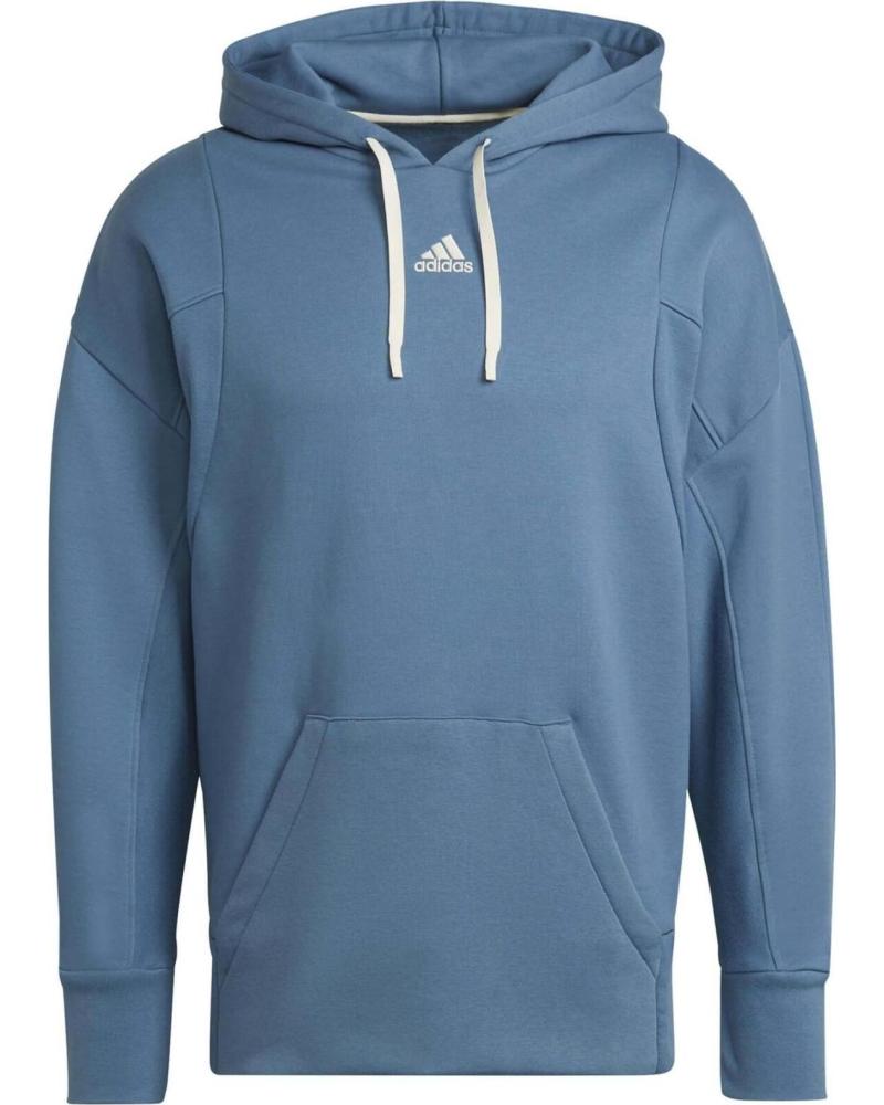 ADIDAS SUDADERA CON CAPUCHA ADIDAS ESSENTIALS HOMBRE AZUL