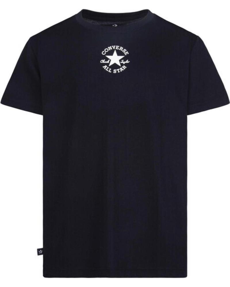 CONVERSE CAMISETA CONVERSE DE MANGA CORTA PARA NIÑOS AZUL