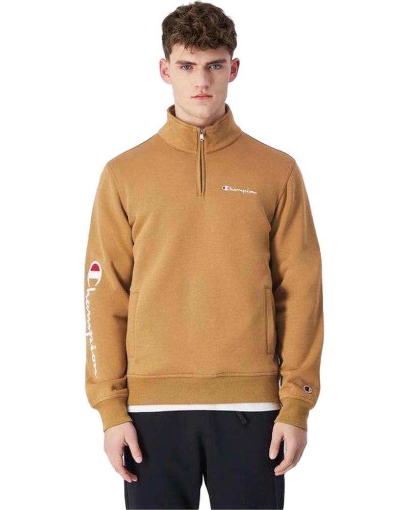 CHAMPION SUDADERA CHAMPION DE MEDIA CREMALLERA PARA HOMBRE EN COLOR AMARILLO AMARILLO