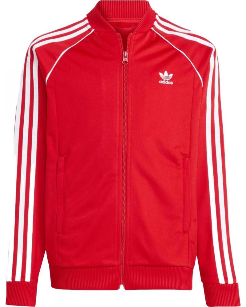 ADIDAS CHAQUETA DEPORTIVA ADIDAS SUPERSTAR UNISEX PARA NIÑOS ROJO