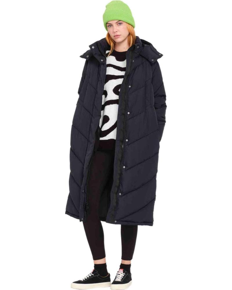 VOLCOM ABRIGO LARGO ACOLCHADO VOLCOM PARA MUJER NEGRO