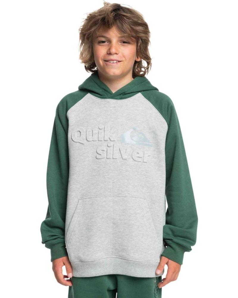 QUIKSILVER SUDADERA CON CAPUCHA QUIKSILVER PARA NIÑO GRIS