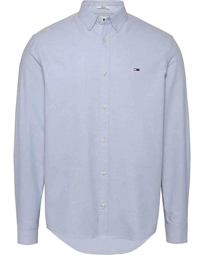 TOMMY JEANS CAMISA TOMMY JEANS DE MANGA LARGA PARA HOMBRE GRIS