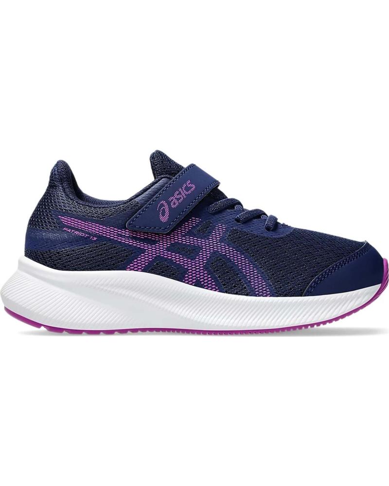 ASICS ZAPATILLAS DE RUNNING INFANTIL ASICS CON CIERRE DE VELCRO MORADO
