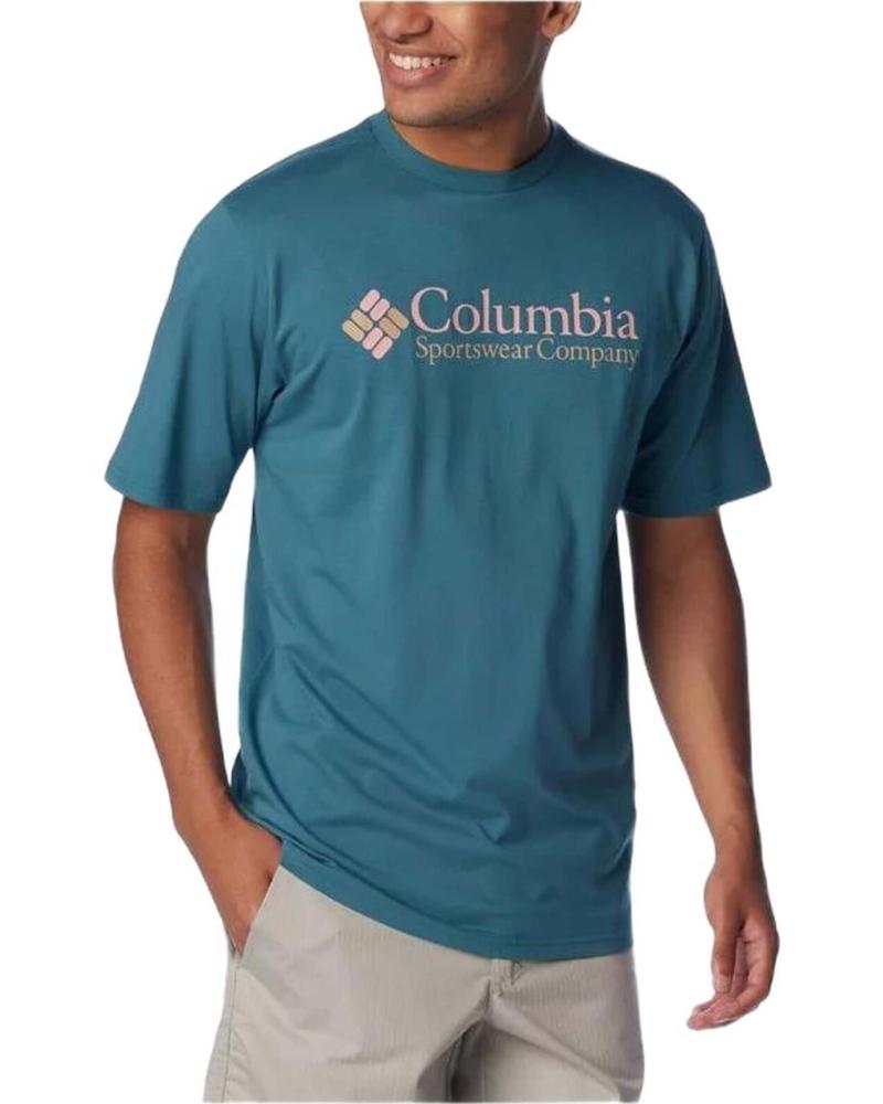 COLUMBIA CAMISETA COLUMBIA DE MANGA CORTA PARA HOMBRE AZUL