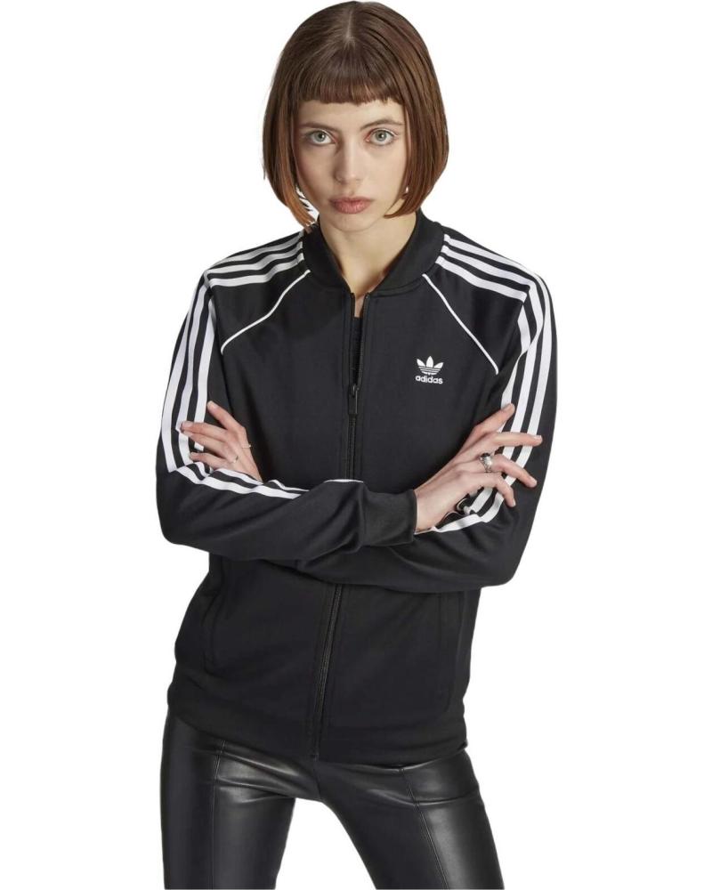 ADIDAS CHAQUETA ADIDAS SUPERSTAR MUJER NEGRA NEGRO