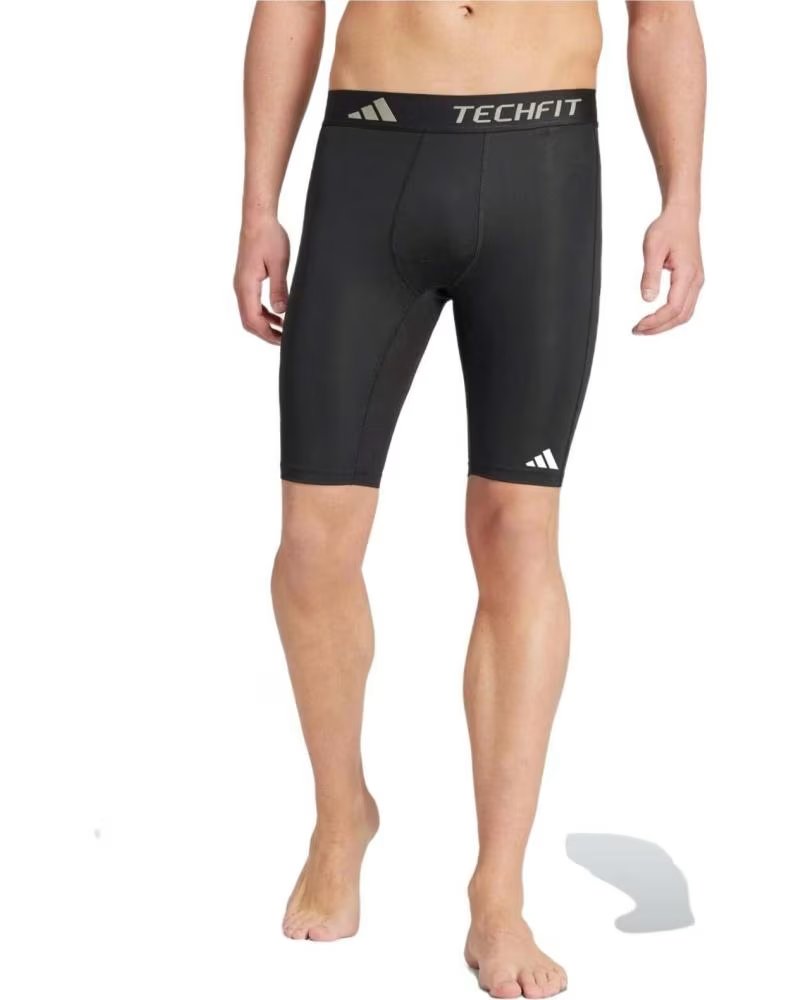 MALLAS CORTAS DE COMPRESIà"N TECHFIT PARA HOMBRE ADIDAS NEGRO
